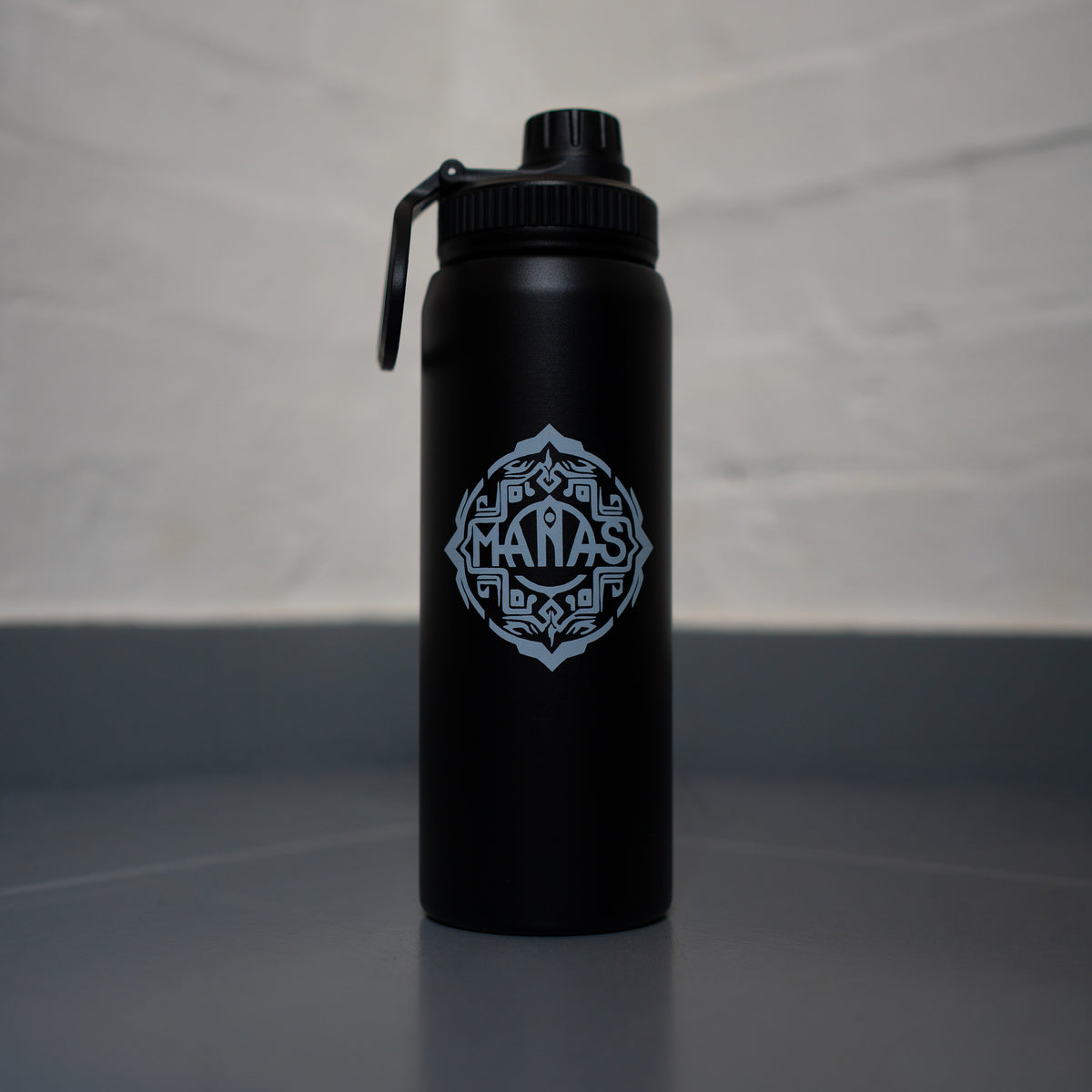 Water Bottle Black - Manas Festival Merch