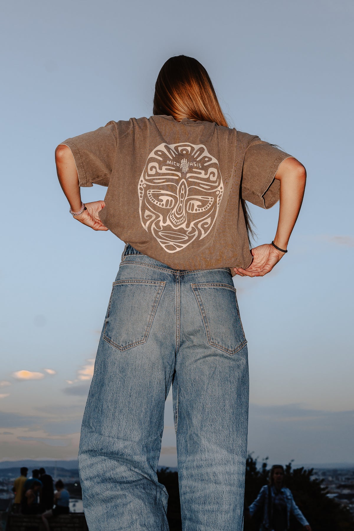 Mask Tee White - Microasis official merch