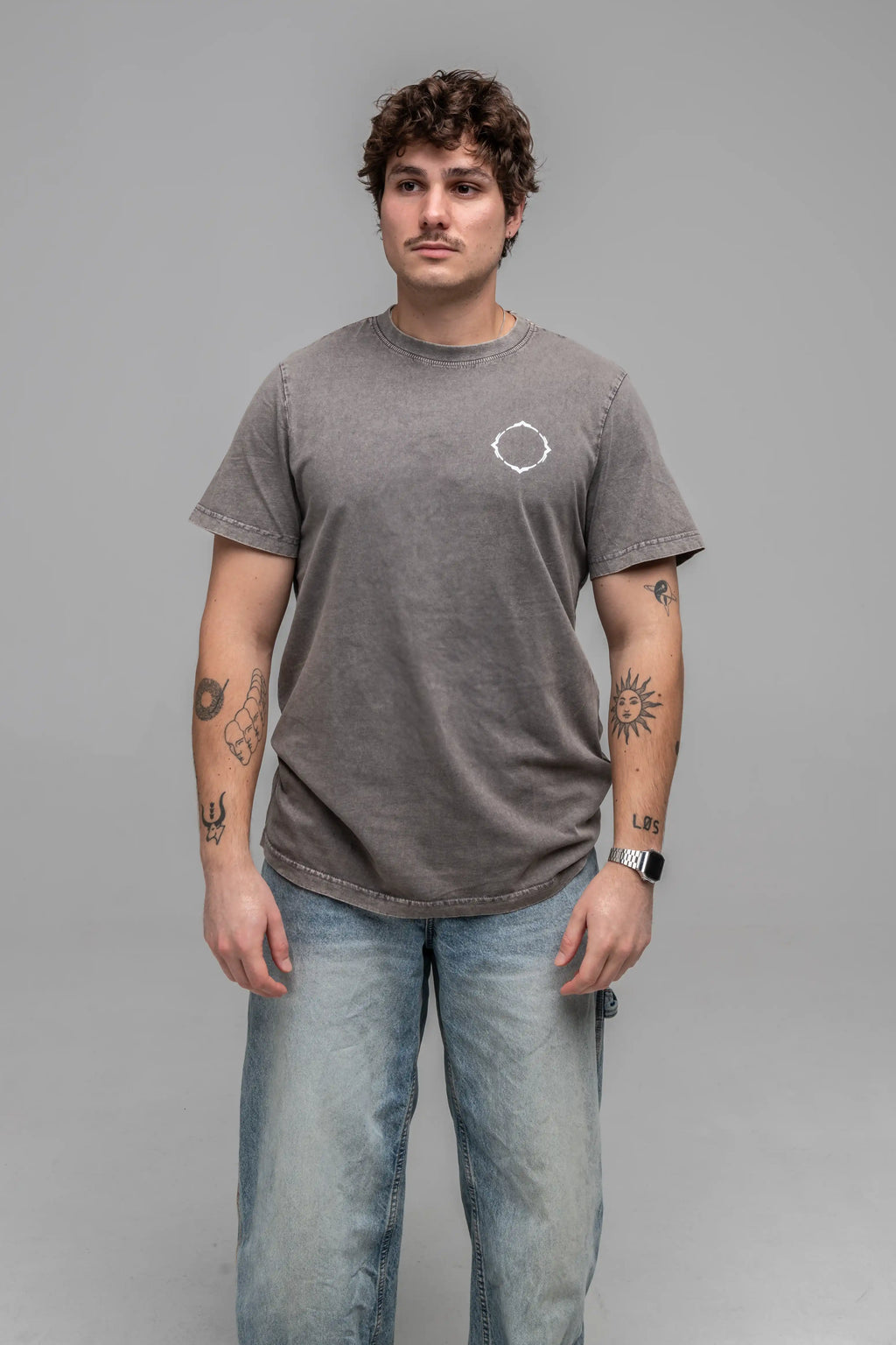 T-Shirt Grey Minimal - Manas Festival Merch