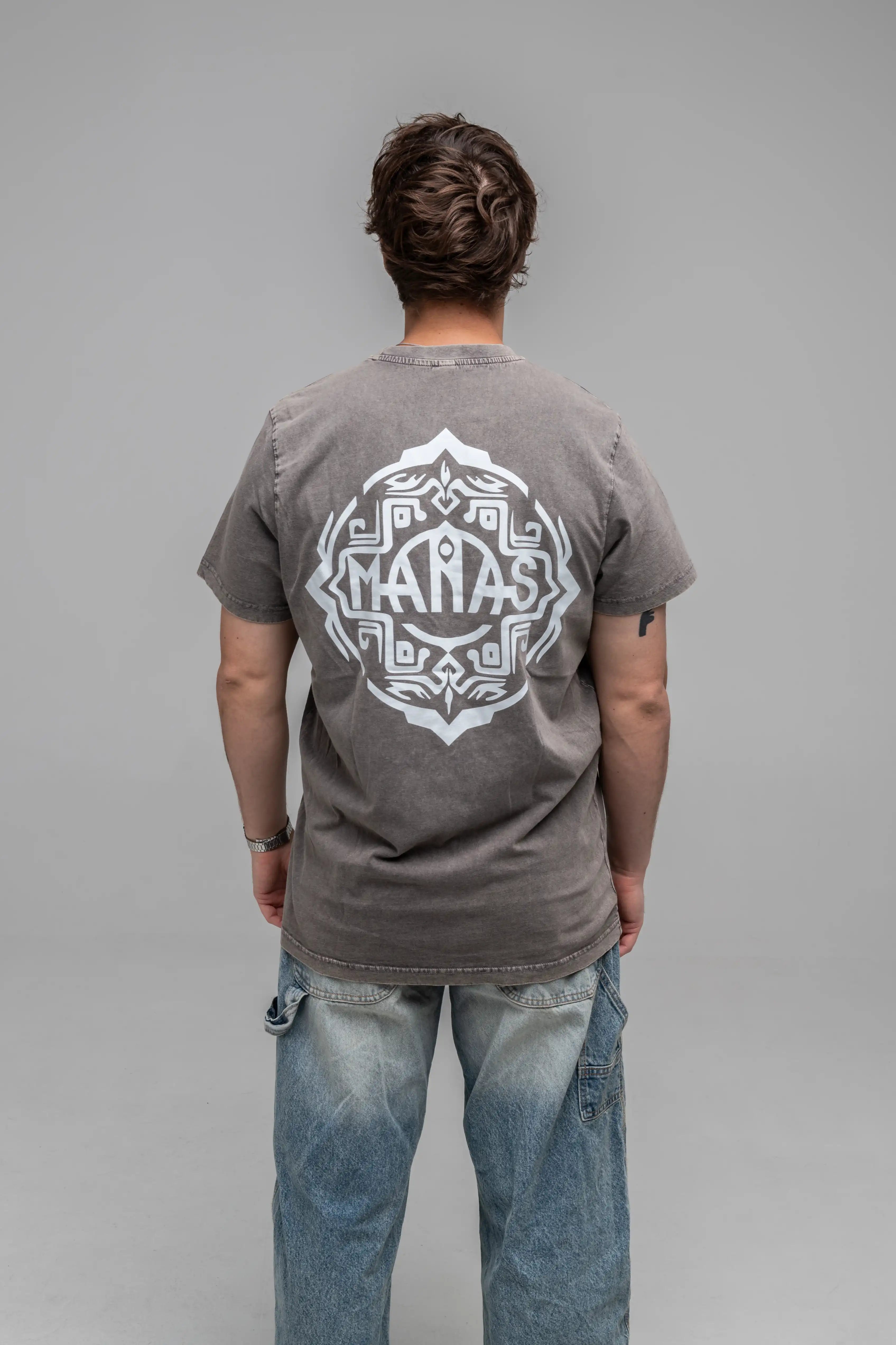 T-Shirt Grey Minimal - Manas Festival Merch