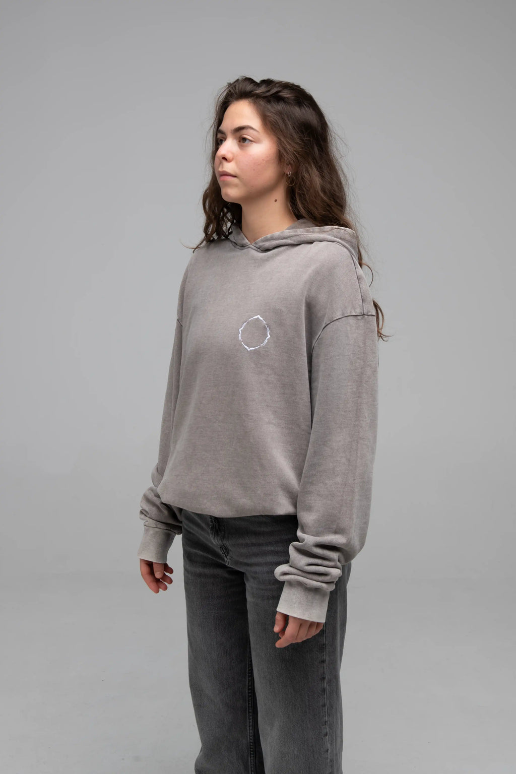 Hoodie Minimal Grey - Manas Festival Merch