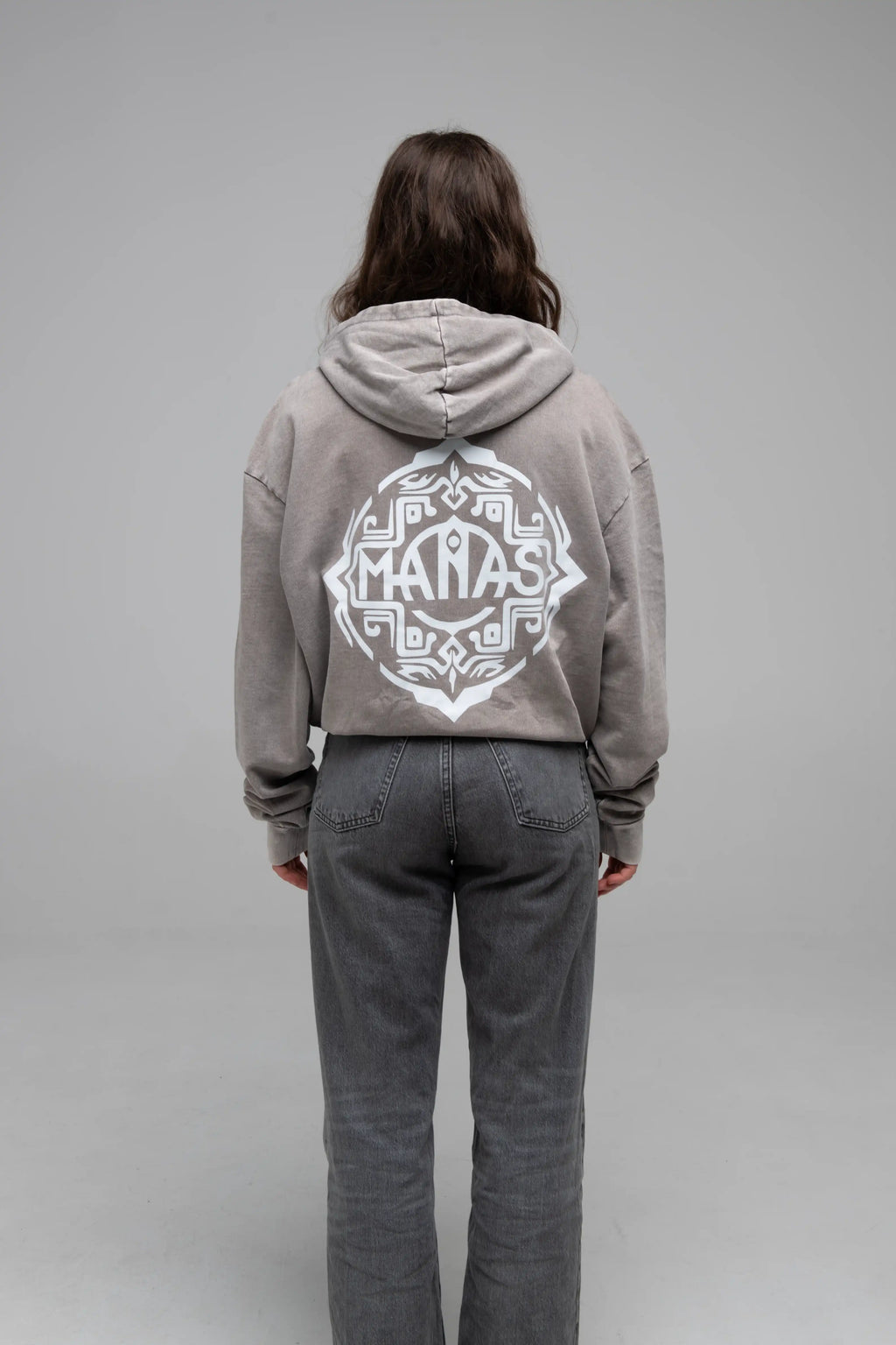 Hoodie Minimal Grey - Manas Festival Merch