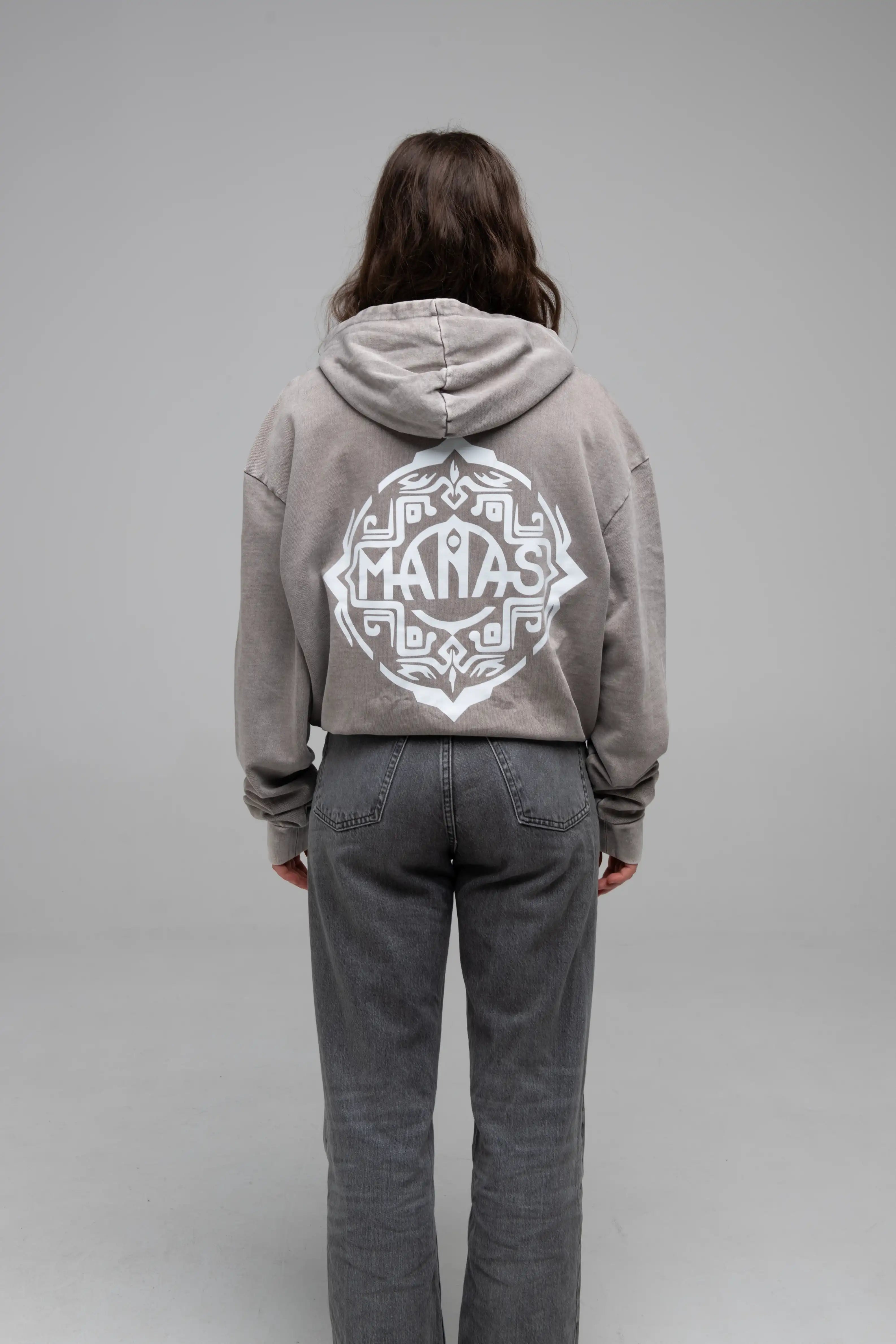 Hoodie Minimal Grey - Manas Festival Merch