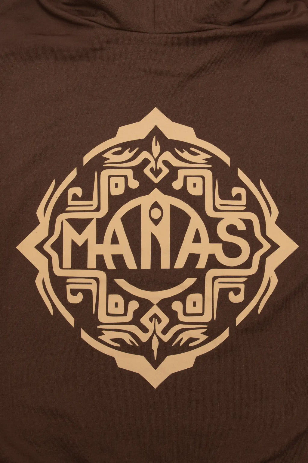 Hoodie Brown Minimal - Manas Festival Merch