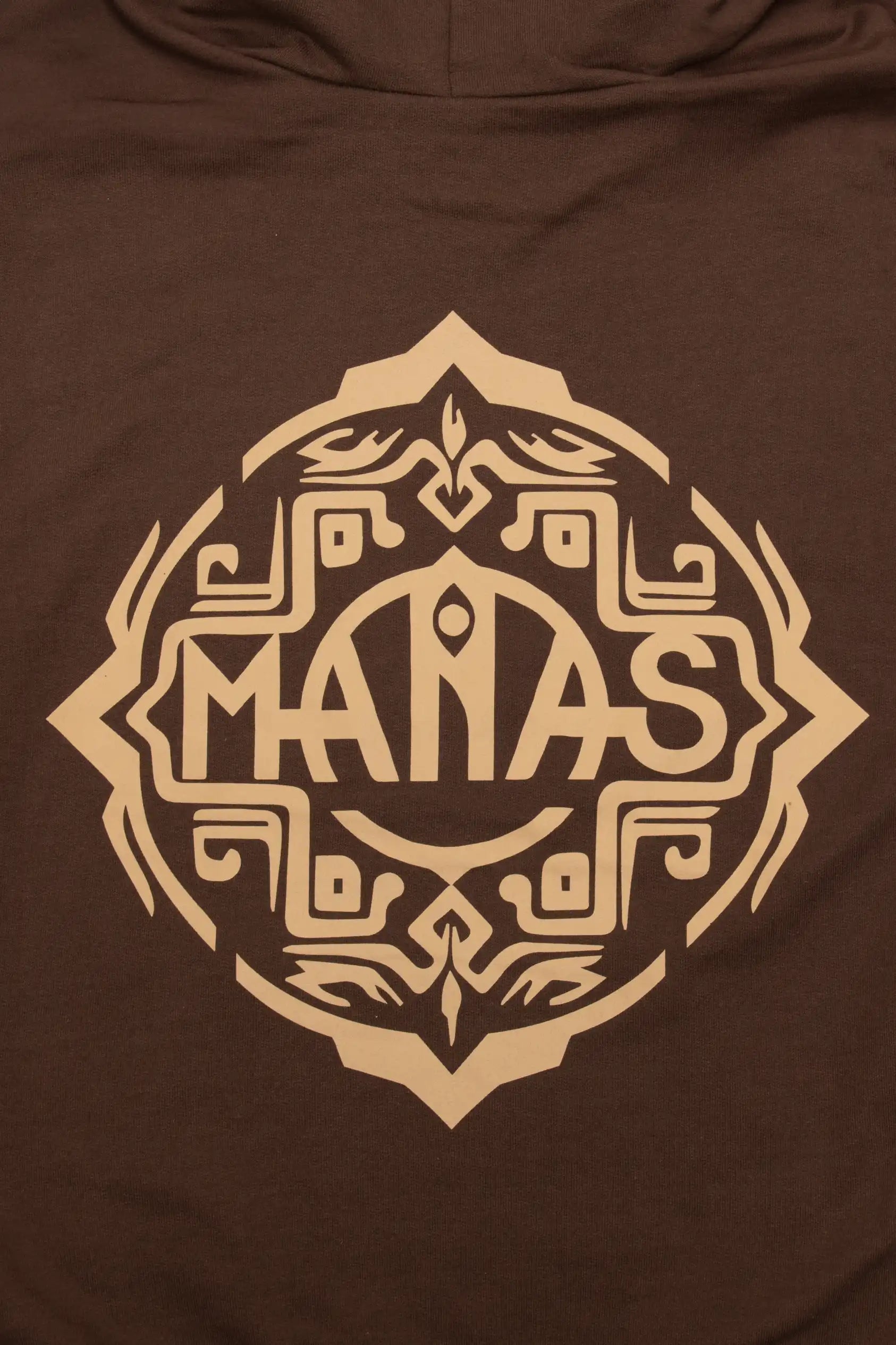 Hoodie Brown Minimal - Manas Festival Merch